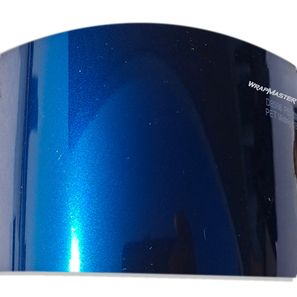 Gloss Metallic Vehicle Wrap Midnight Blue (PET Liner)