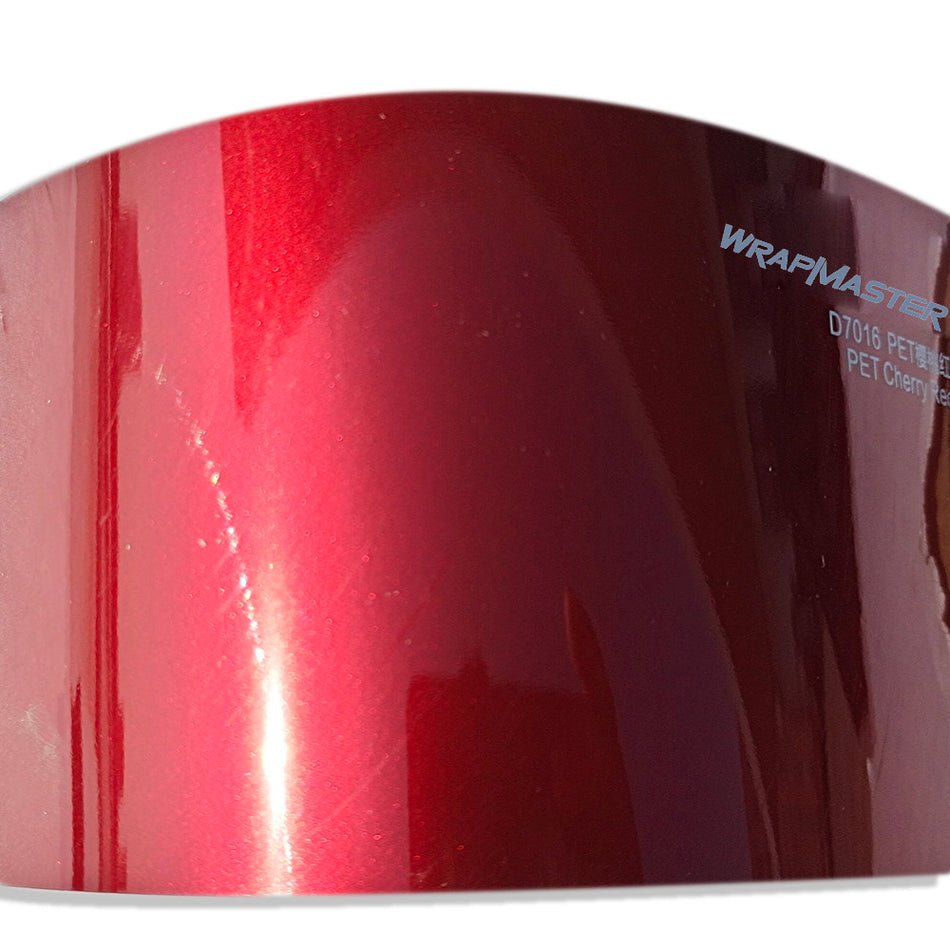 Gloss Metallic Cherries Red Vehicle Vinyl Wrap Colors (PET Liner)