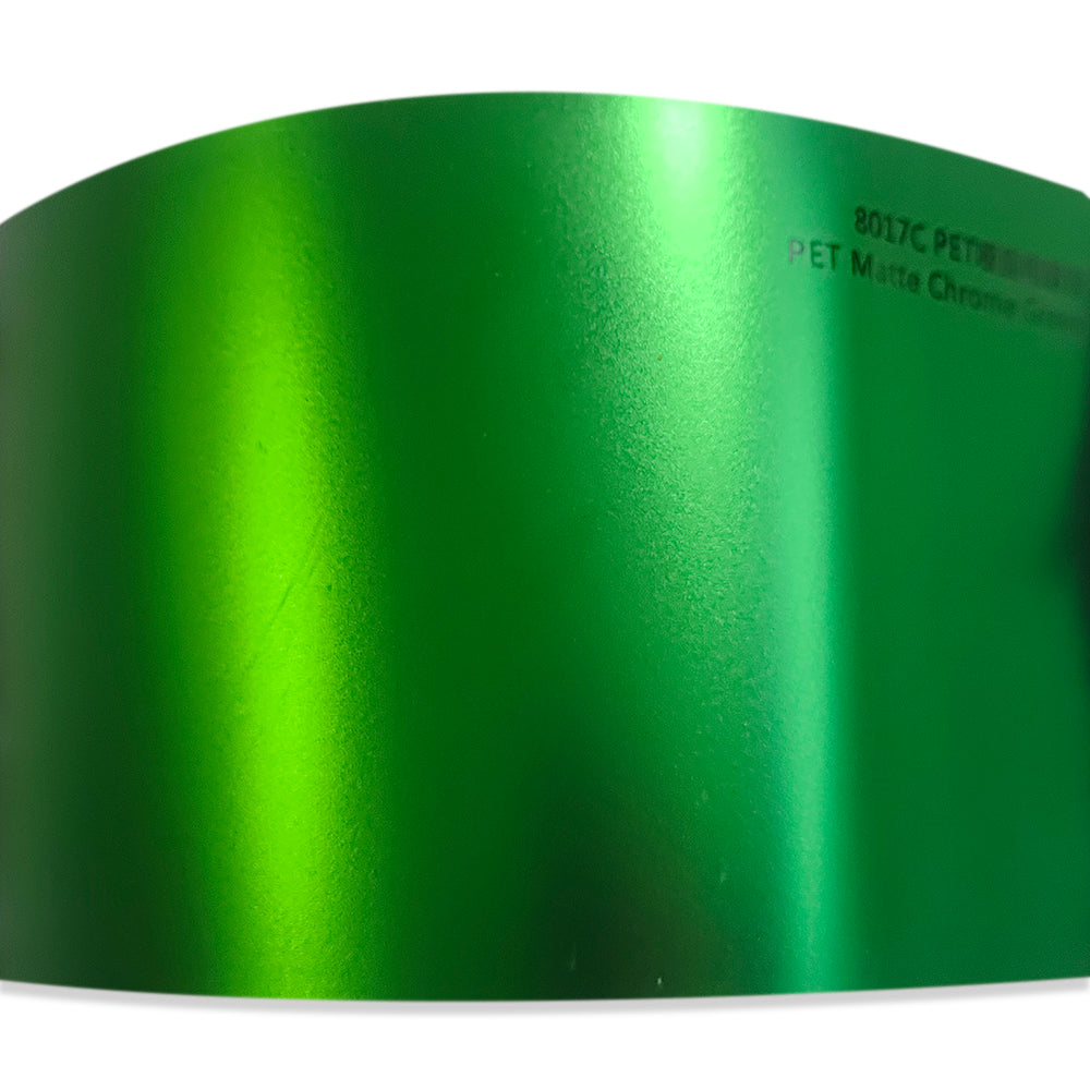Acrylic Based Adhesive Backing Matte Car Vinyl Wrap Dark Green Metallic  Effect