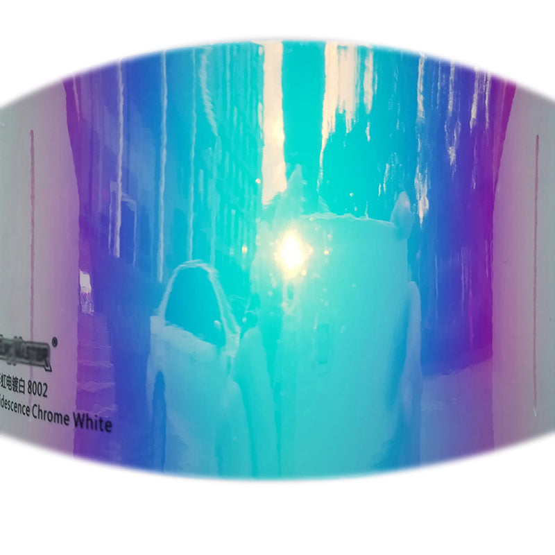 Rainbow Chrome White Vinyl Wrap