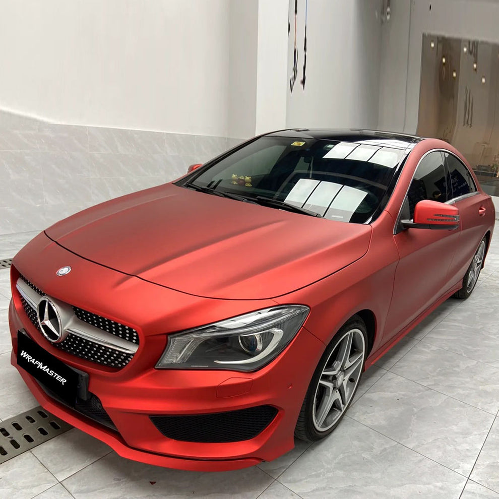 Red Matte Chrome Car Wrap | Wrapteck – wrapteck