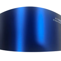 Matte Chrome Blue Car Wrap (PET Liner)