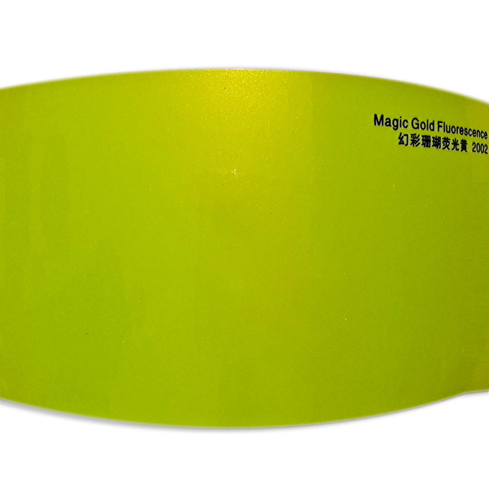 Fluorescence Yellow Color Shift Vinyl Wrap