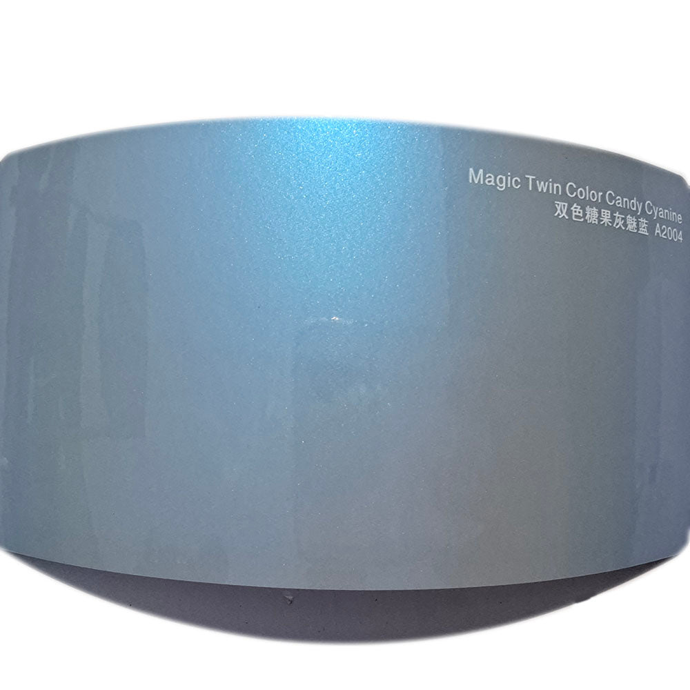 Twin Color Shift Wrap Metallic Gray Blue – wrapteck