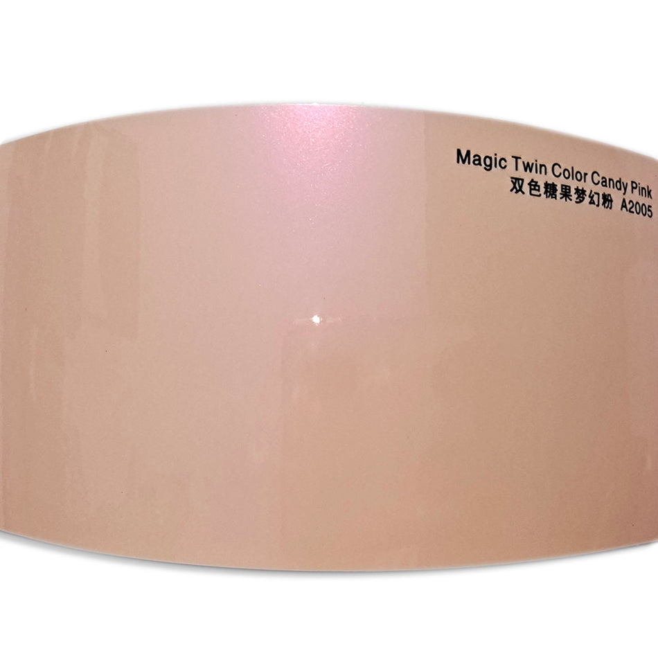 Twin Color Metallic Pink Color Shift Wrap