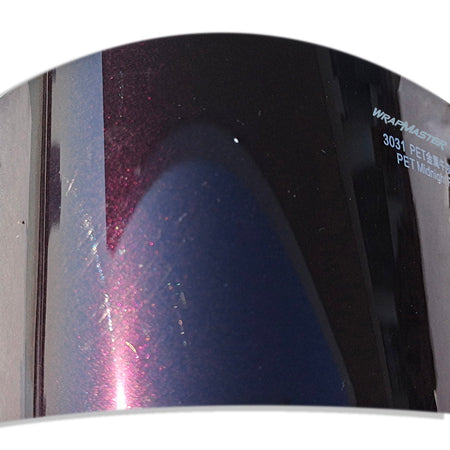 Gloss Metallic Vehicle Vinyl Wrap Midnight Purple (PET Liner) - wrapteck