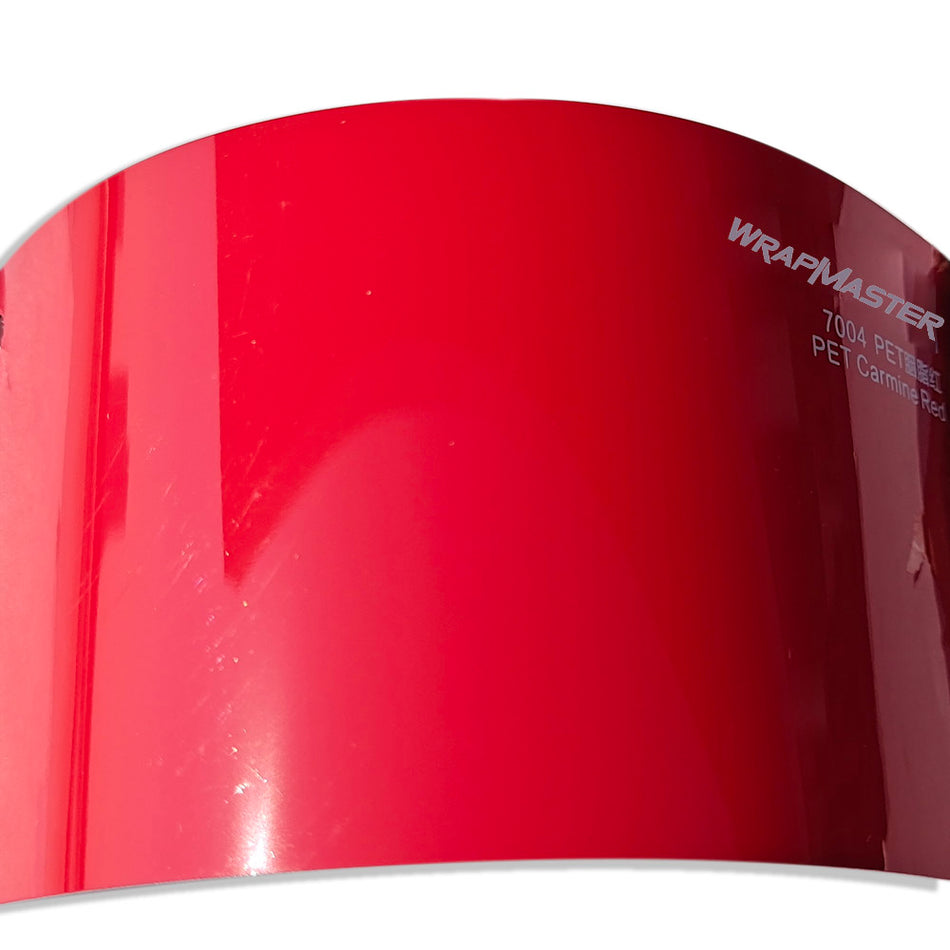 Super Gloss Carmine Red Vinyl Wrap (PET Liner)