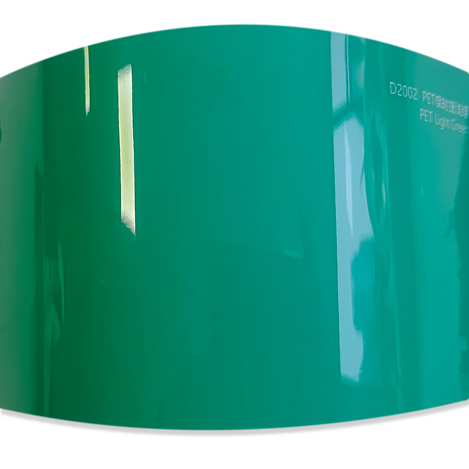 Glossy Crystal Light Green Wrap Vinyl PET Liner