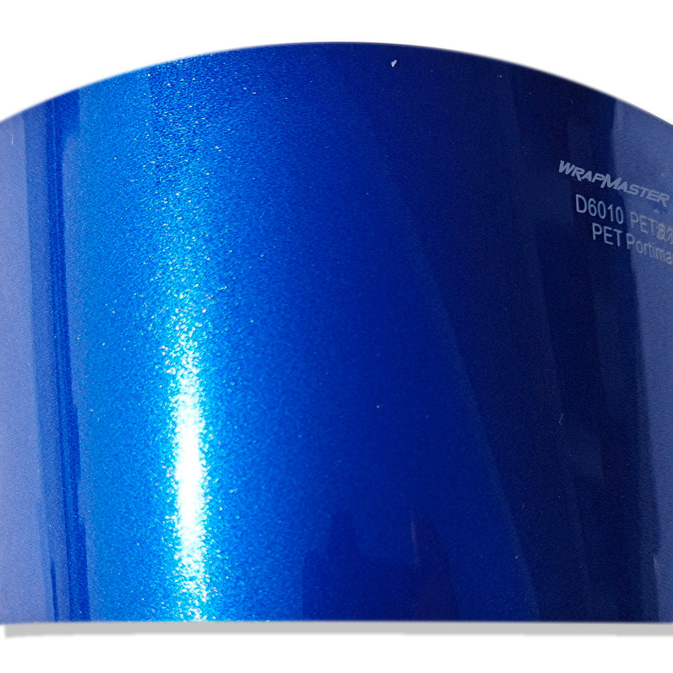 Gloss Metallic Portimand Blue Vehicle Wrap (PET Liner)