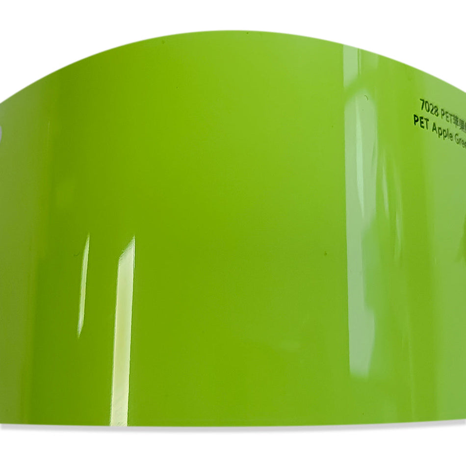 Glossy Crystal Apple Green Vinyl Wrap PET Liner