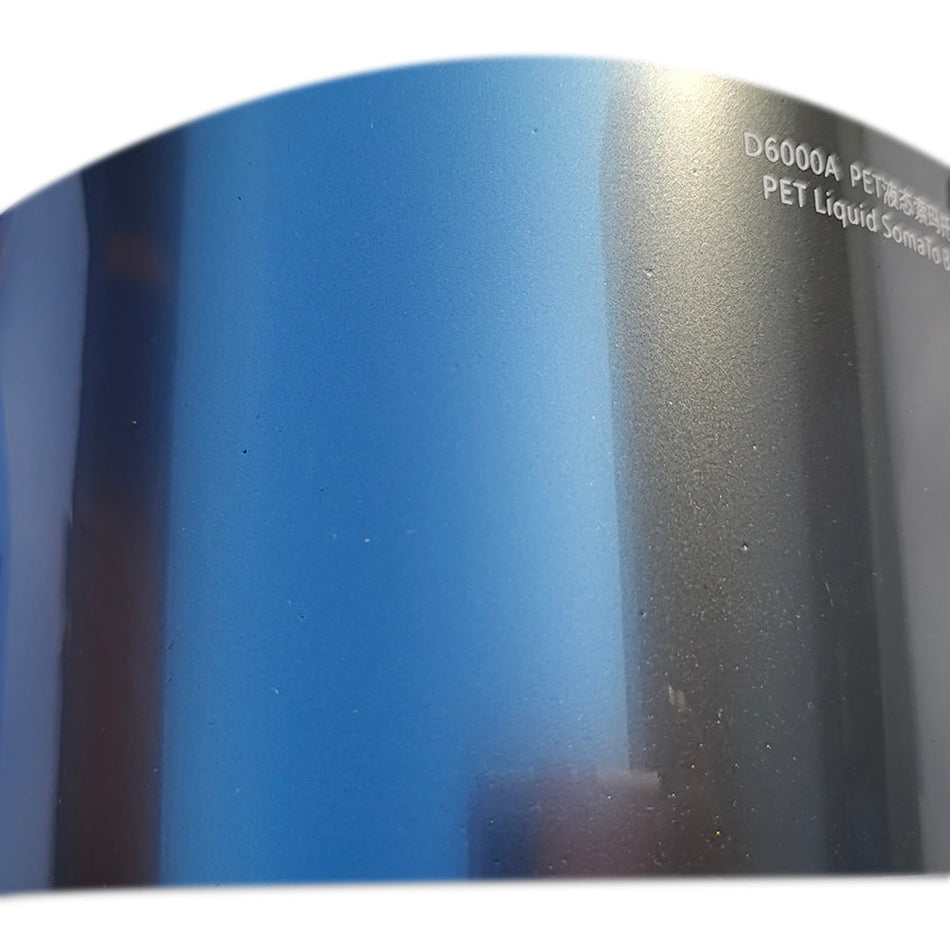 Gloss Liquid Metallic Soma To Blue Vinyl Wrap (PET Liner)