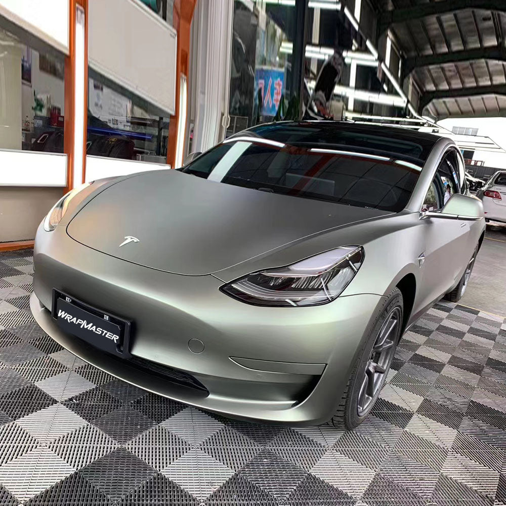 Matte Metel Ultral Matte Metal Vinyl Wrap (PET Liner) – wrapteck