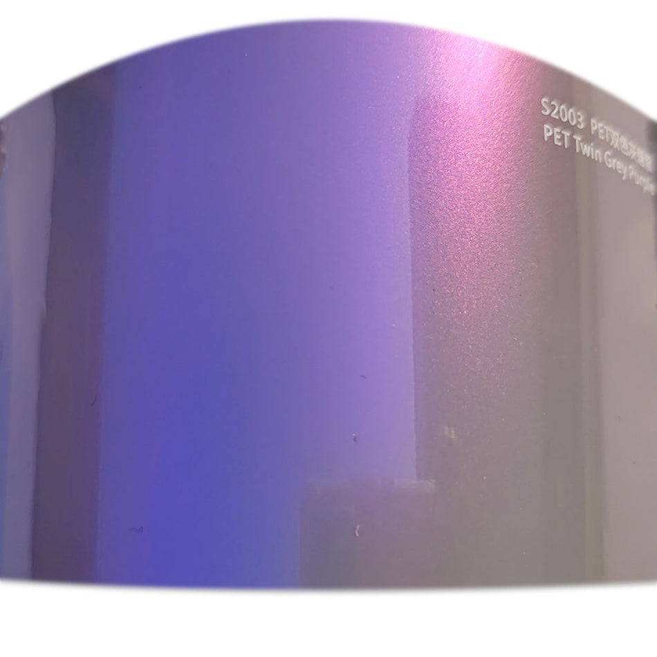 Twin Color Shift Wrap Grey Purple (PET Liner)