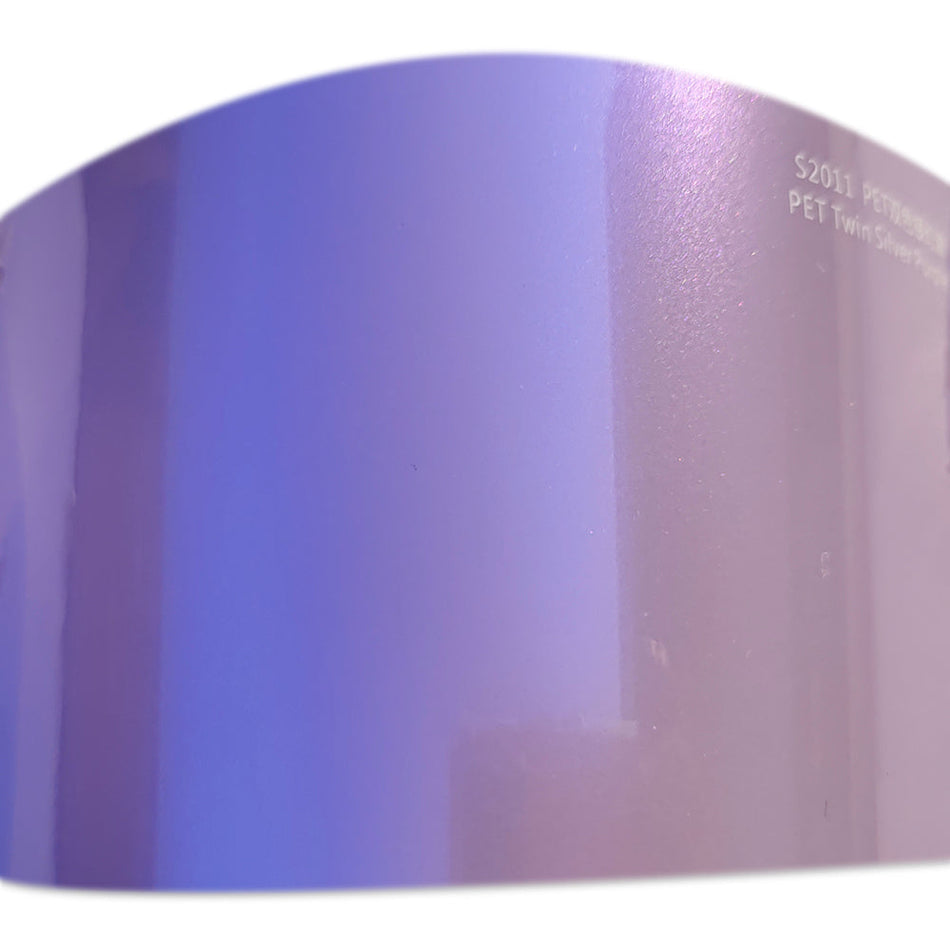 Twin Color Shift Wrap Silver Purple (PET Liner)