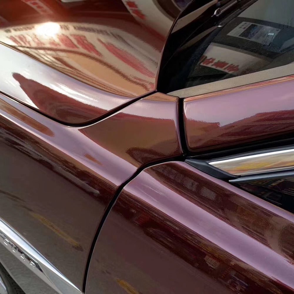 Glossy Metallic Black Rose Wrap – wrapteck