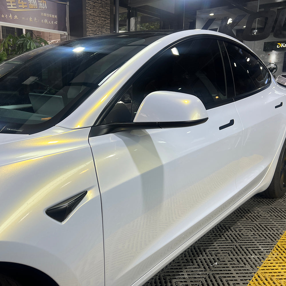 Picture of Color PPF TPU Gold White Pearlescent Protecto Wrap - wrapteck