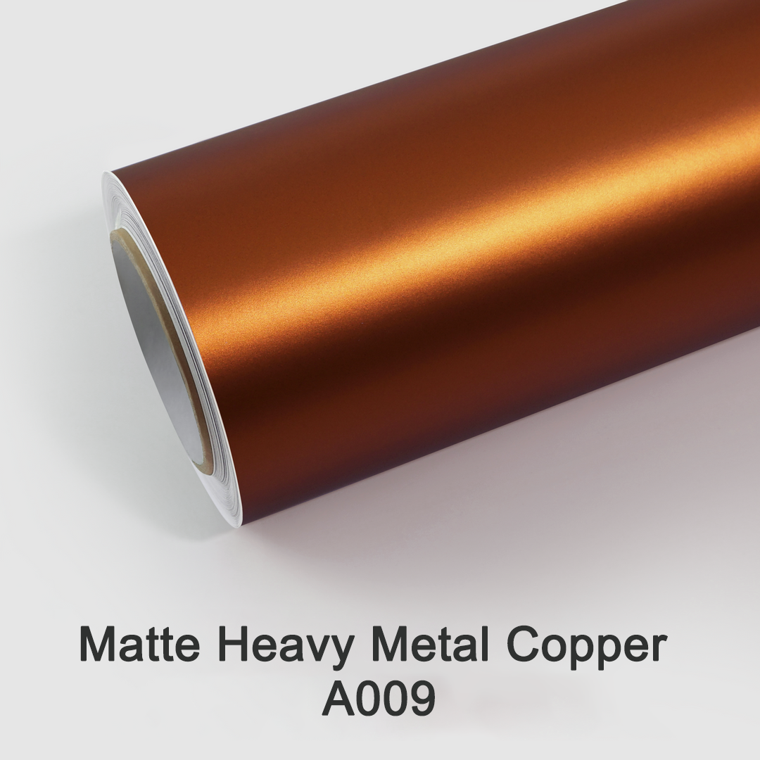 Matte Heavy Copper Metallic Vinyl - wrapteck