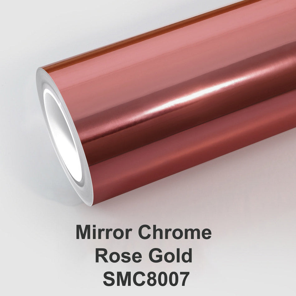 Super Mirror Chrome Vinyl Wrap Rose Gold - wrapteck