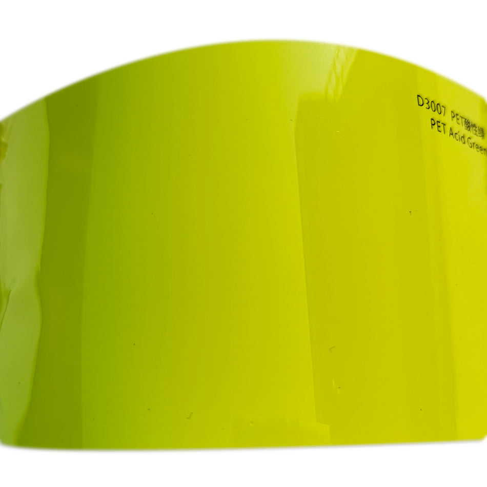 Super Gloss Acid Green Vinyl Wrap Colors (PET Liner)