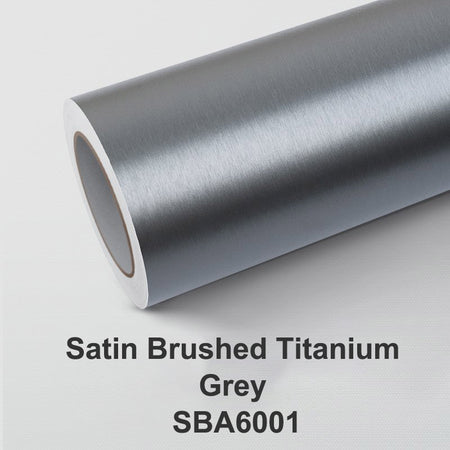 Satin Metallic Brushed Steel Vehicle Stickers - wrapteck